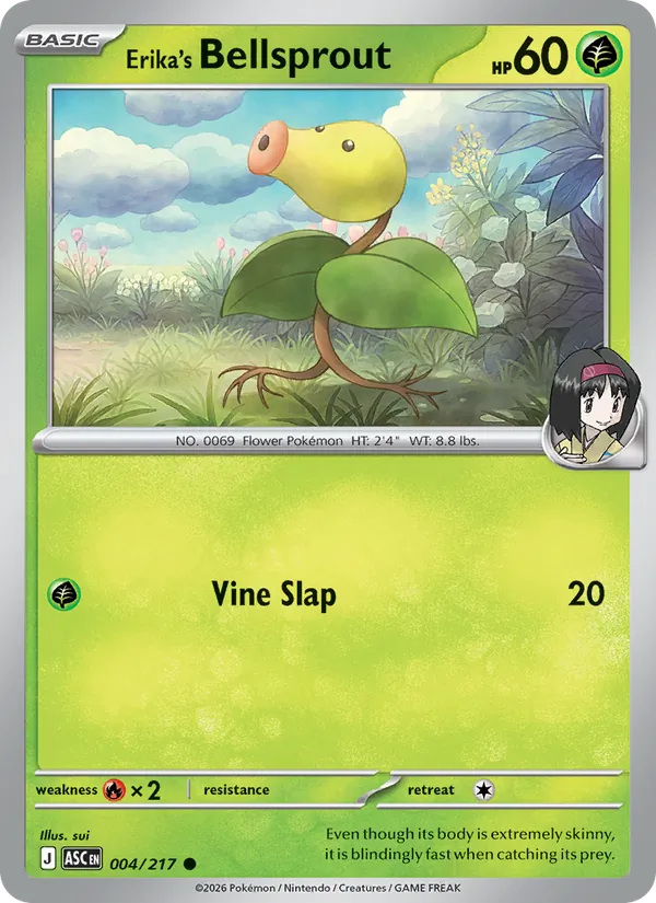 Erika's Bellsprout, Ascended Heroes 004/217