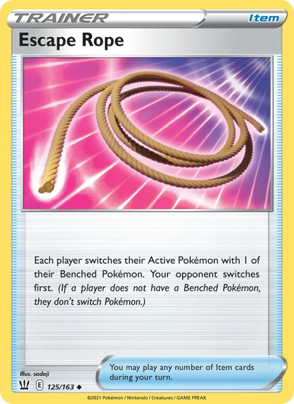 Escape Rope, Battle Styles 125/163