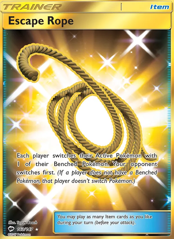 Escape Rope, Burning Shadows 163/147