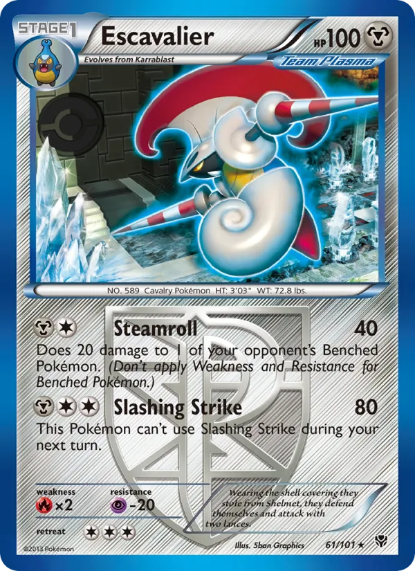 Escavalier, Plasma Blast 061/101