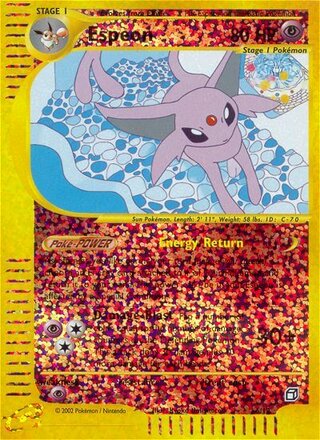Espeon, Box Toppers (e-Card Series) 006/012