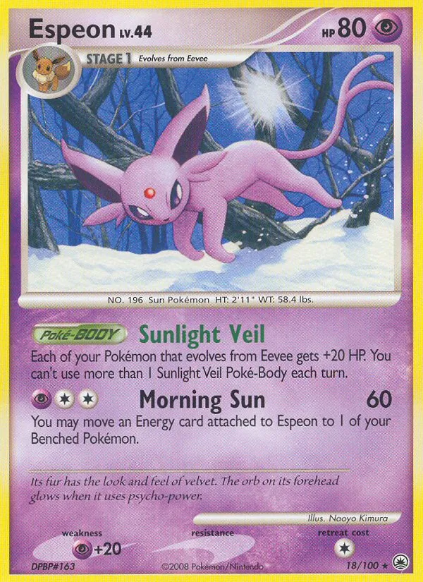 Espeon, Majestic Dawn 018/100