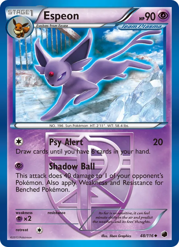 Espeon, Plasma Freeze 048/116