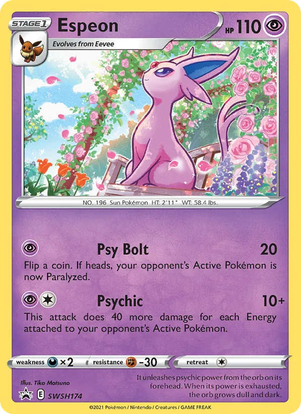 Espeon, SWSH Black Star Promos SWSH174/307