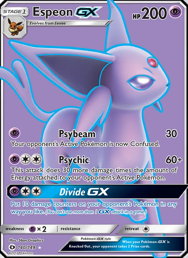 Espeon GX, Sun & Moon 140/149