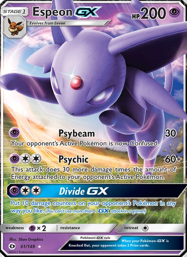 Espeon GX, Sun & Moon 061/149