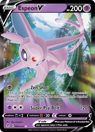 Espeon V, Play! Pokémon Prize Pack Series One 064/203