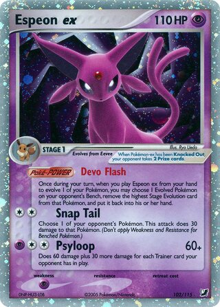 Espeon EX, WC Deck 2006 (Eeveelutions) 102/115