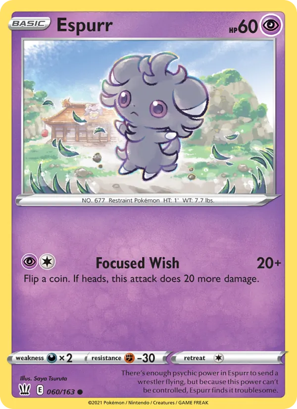 Espurr, Battle Styles 060/163
