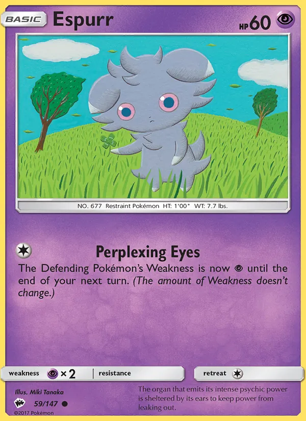 Espurr, Burning Shadows 059/147