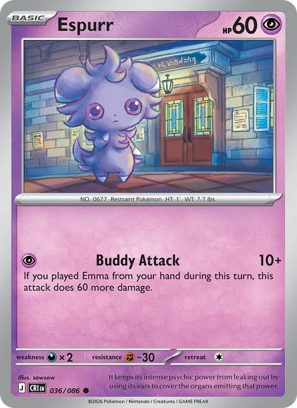 Espurr, Chaos Rising 036/086