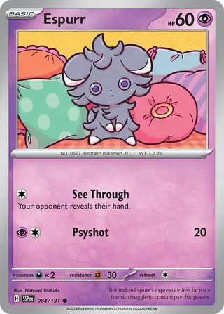 Espurr, Surging Sparks 084/191