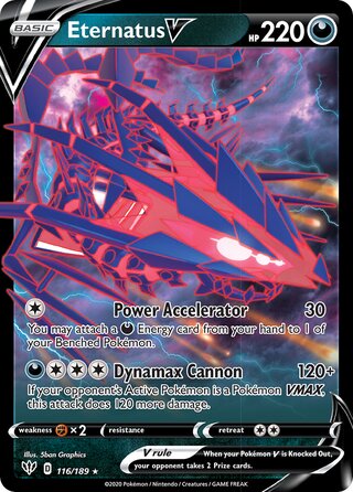 Eternatus V, Play! Pokémon Prize Pack Series One 116/189