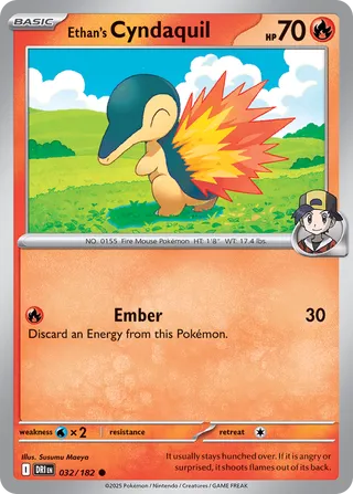 Ethan's Cyndaquil, Destined Rivals 032/182