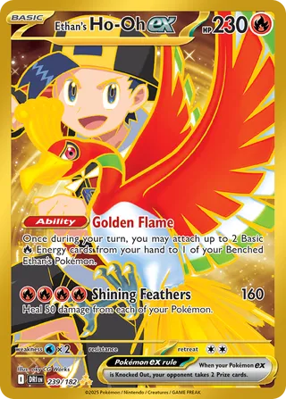 Ethan's Ho-Oh EX, Destined Rivals 239/182