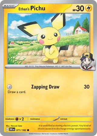 Ethan's Pichu, Destined Rivals 071/182