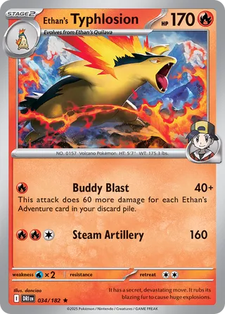 Ethan's Typhlosion, Destined Rivals 034/182