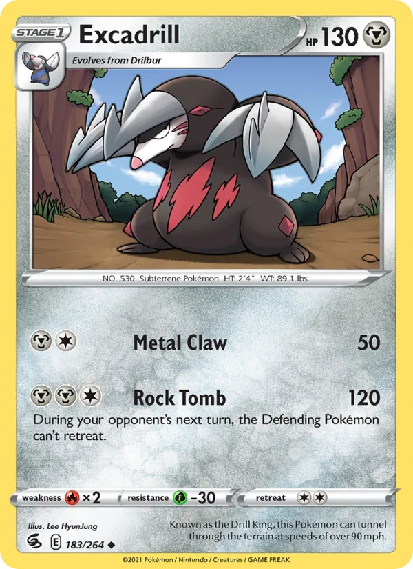 Excadrill, Fusion Strike 183/264
