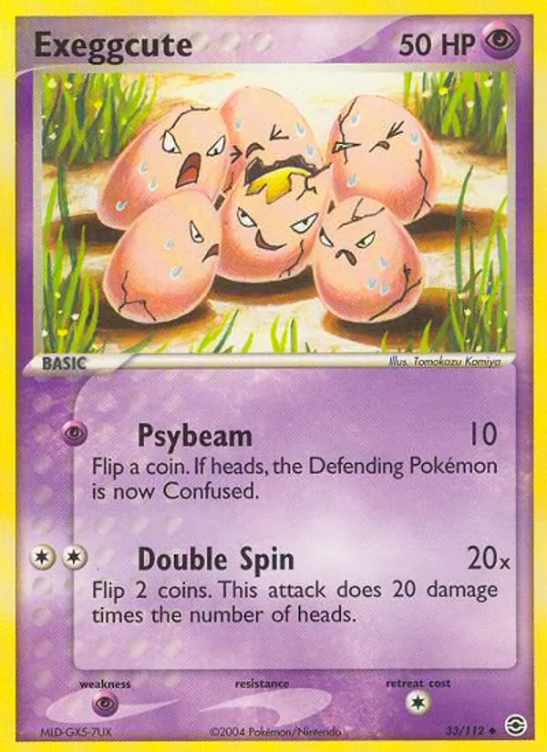 Exeggcute, FireRed & LeafGreen 033/112