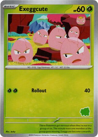 Exeggcute, My First Battle (Bulbasaur) No. 007