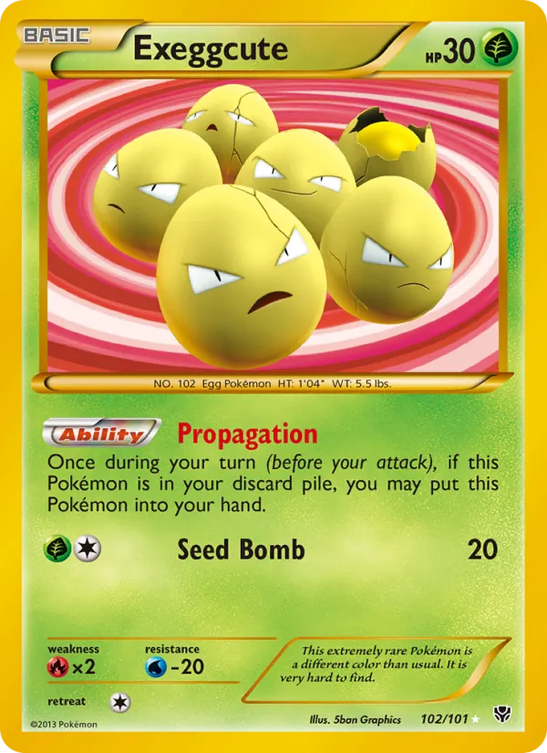 Exeggcute, Plasma Blast 102/101