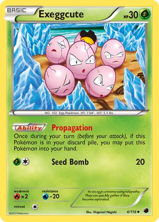 Exeggcute, WC Deck 2015 (HonorStoise) 004/116