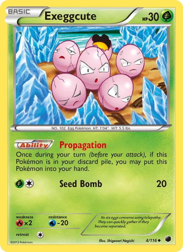 Exeggcute, Plasma Freeze 004/116