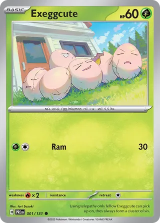Exeggcute, Prismatic Evolutions 001/131