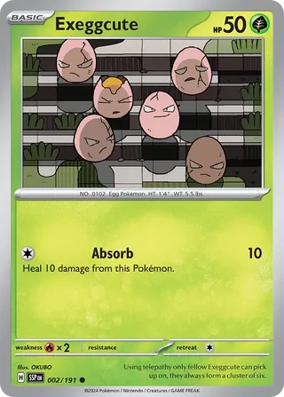 Exeggcute, Surging Sparks 002/191