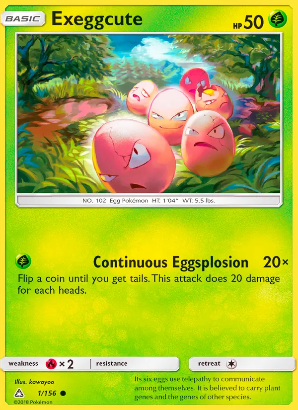 Exeggcute, Ultra Prism 001/156
