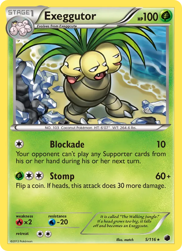 Exeggutor, Plasma Freeze 005/116
