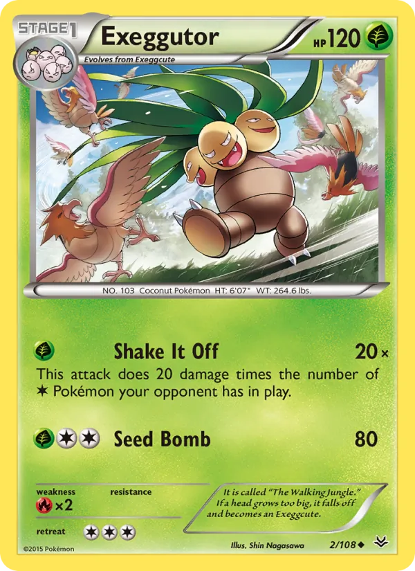 Exeggutor, Roaring Skies 002/108