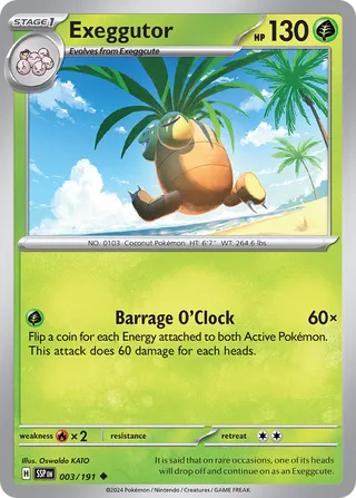 Exeggutor, Surging Sparks 003/191