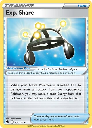 Exp. Share, Play! Pokémon Prize Pack Series One 126/163