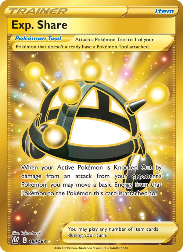Exp. Share, Battle Styles 180/163
