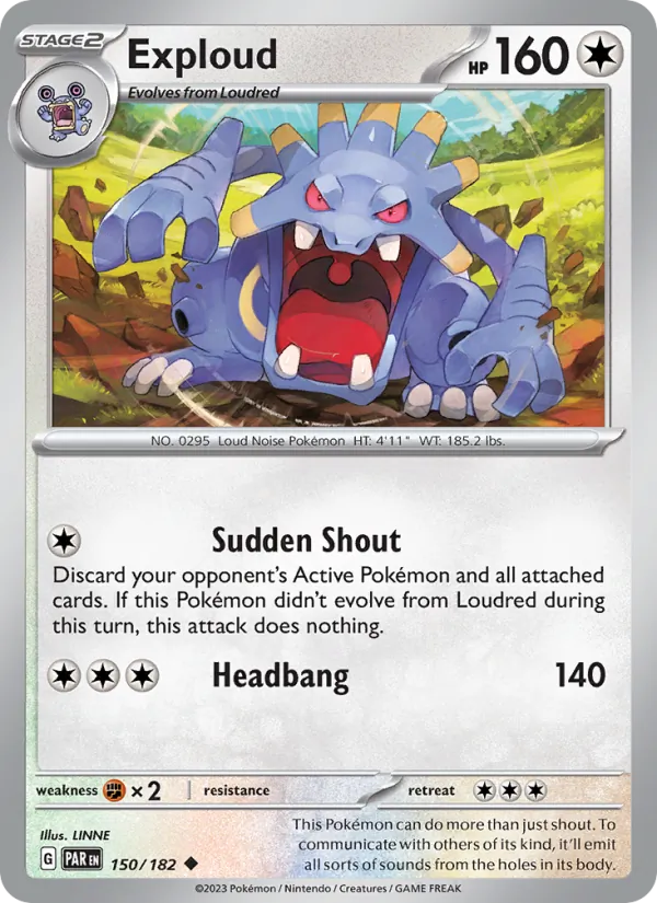 Exploud, Paradox Rift 150/182