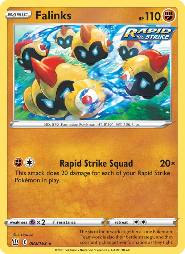 Falinks, Battle Styles 083/163