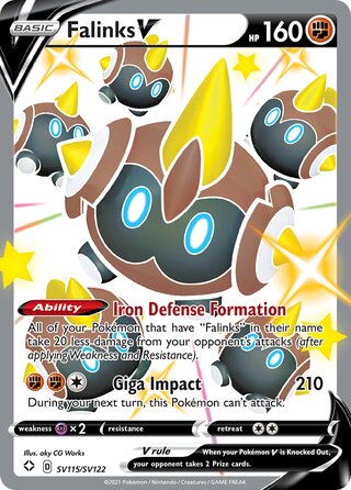 Falinks V, Shining Fates SV115/SV122