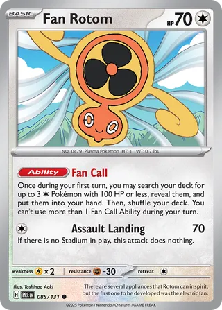 Fan Rotom, Prismatic Evolutions 085/131
