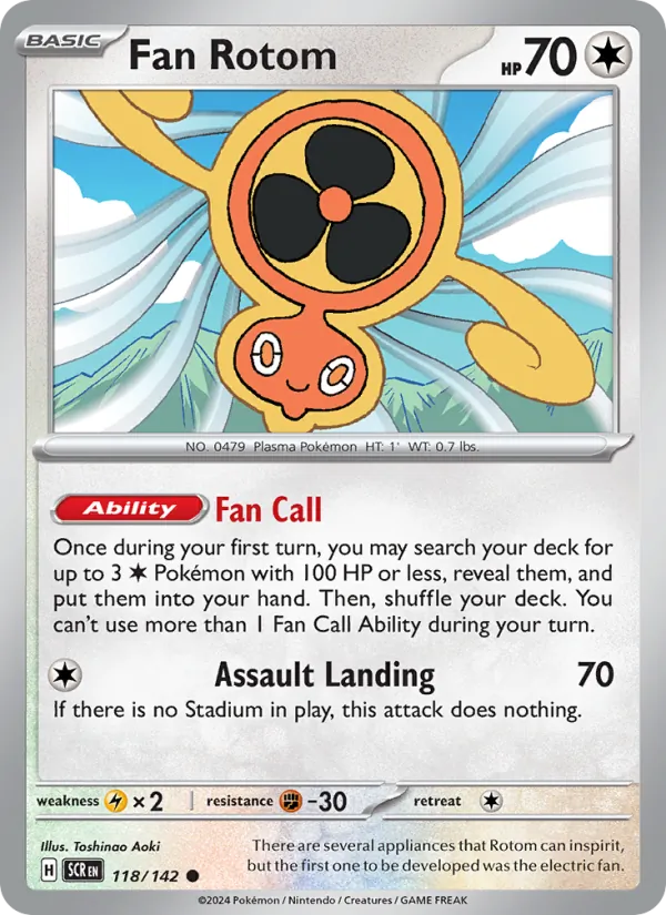 Fan Rotom, Stellar Crown 118/142