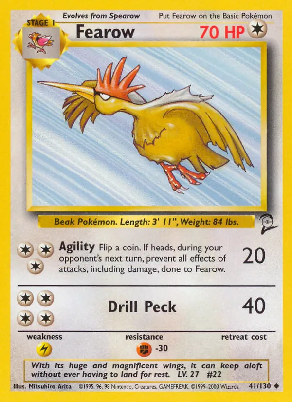 Fearow, Base Set 2 041/130