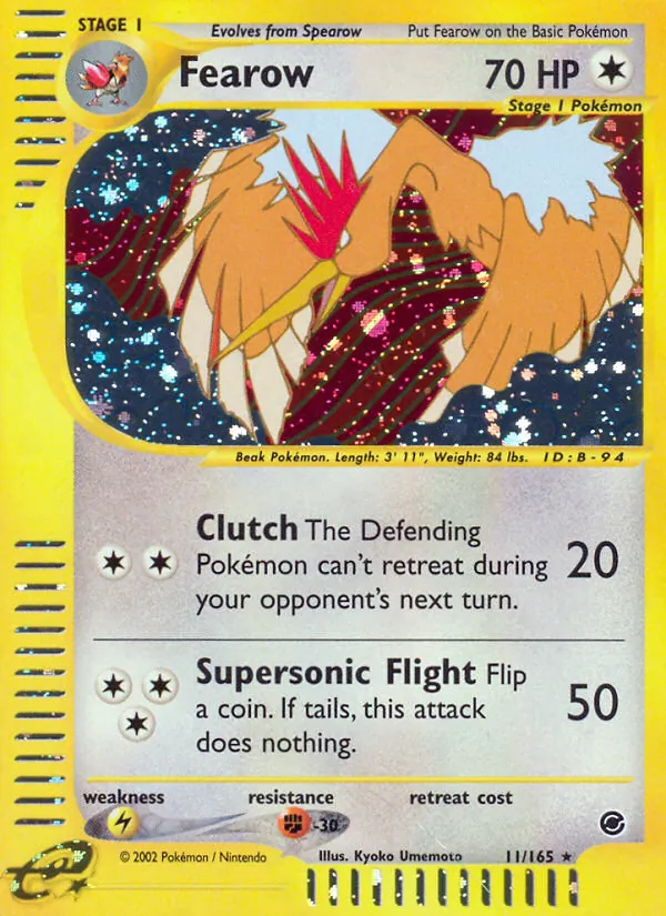 Fearow, Expedition Base Set 011/165
