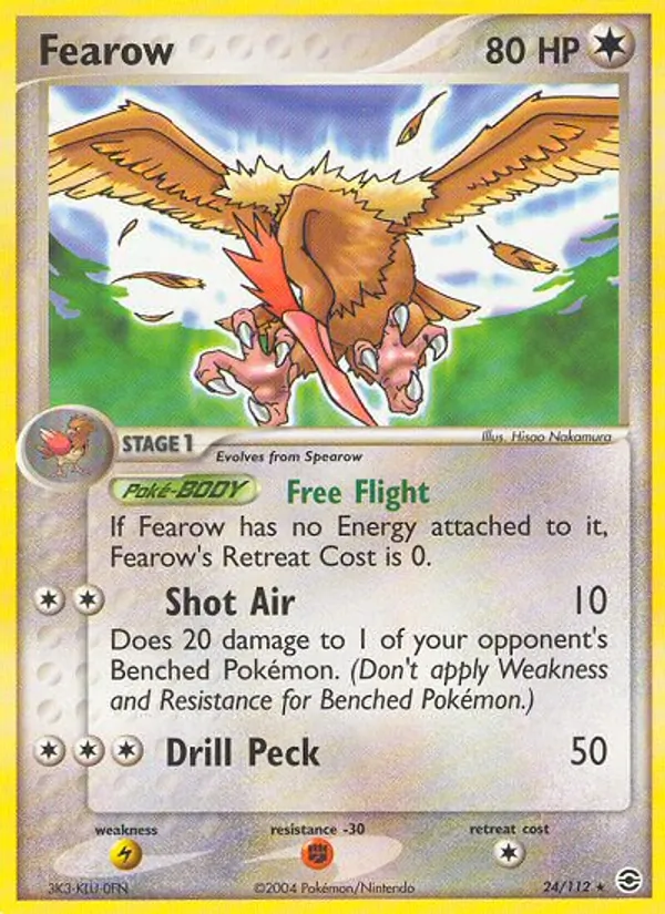 Fearow, FireRed & LeafGreen 024/112