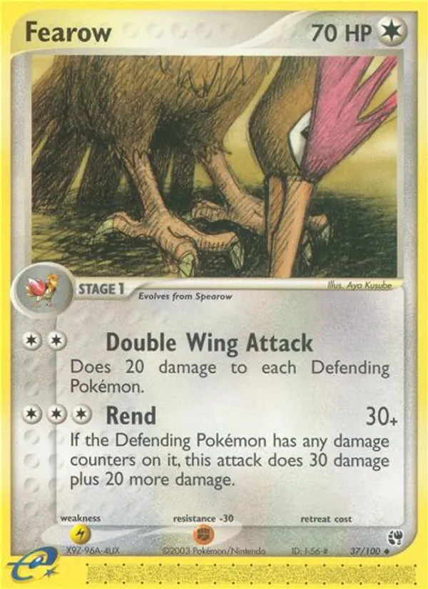 Fearow, Sandstorm 037/100