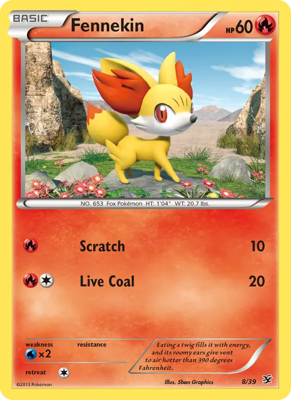 Fennekin, Kalos Starter Set 008/039