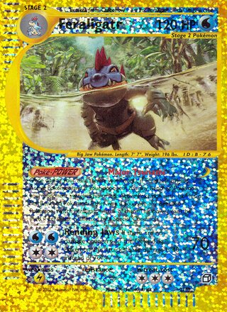Feraligatr, Box Toppers (e-Card Series) 002/012