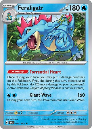 Feraligatr, Play! Pokémon Prize Pack Series Five 041/162