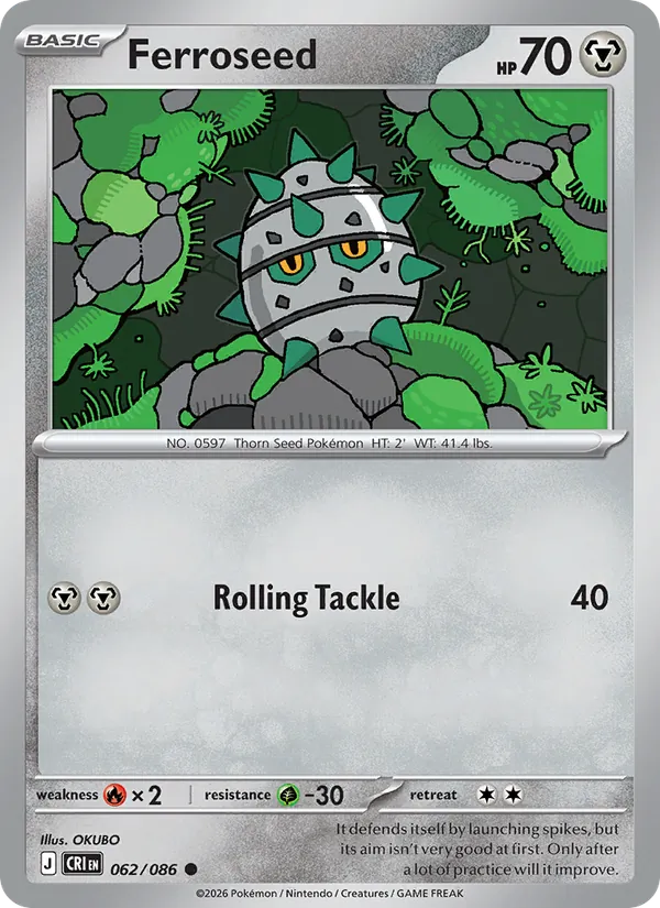 Ferroseed, Chaos Rising 062/086