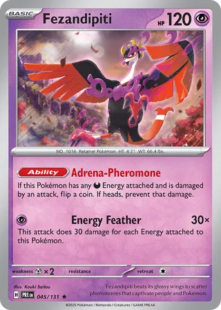Fezandipiti, Prismatic Evolutions 045/131
