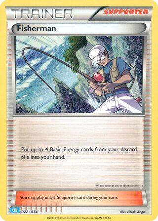 Fisherman, Pokémon TCG Classic (Blastoise) 022/034